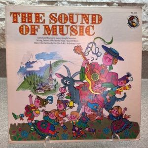 The Sound of Music Vintage Vinyl Record  Feat. Children's Chorus KM Corp